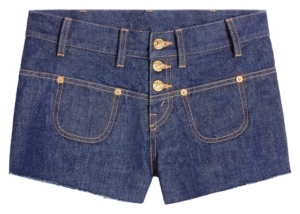Celine Mini Rinsed Wash Shorts Rinsed Wash Rinsewash