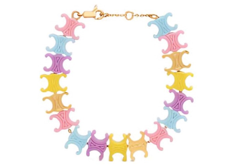 Celine Triomphe Baby Bracelet Multicolor