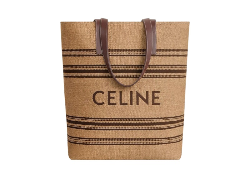 Celine Museum Tote Natural/chestnut