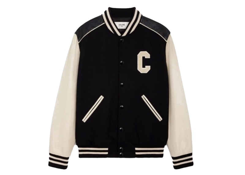 Celine Oversized Wool Teddy Jacket Zwart