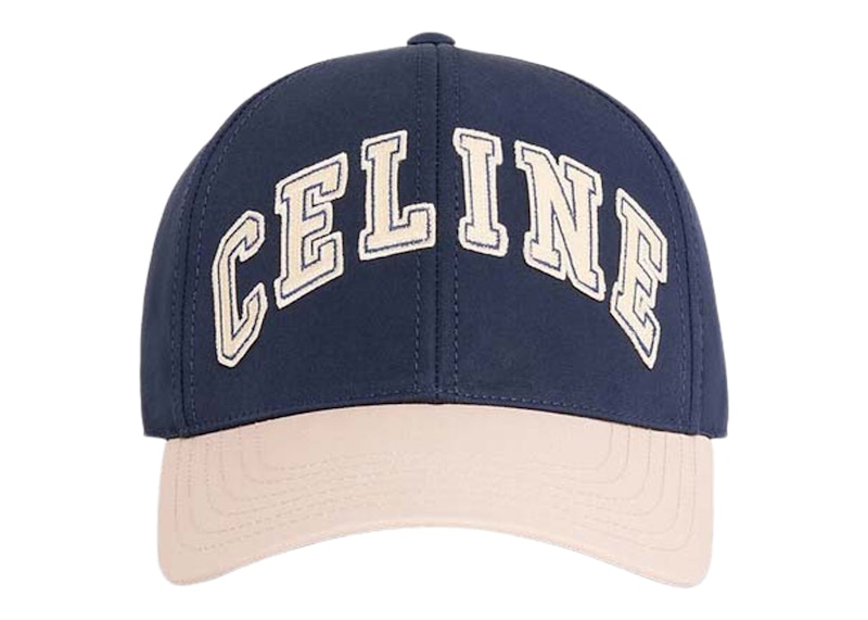 Celine University Baseball Cap Marineblauw