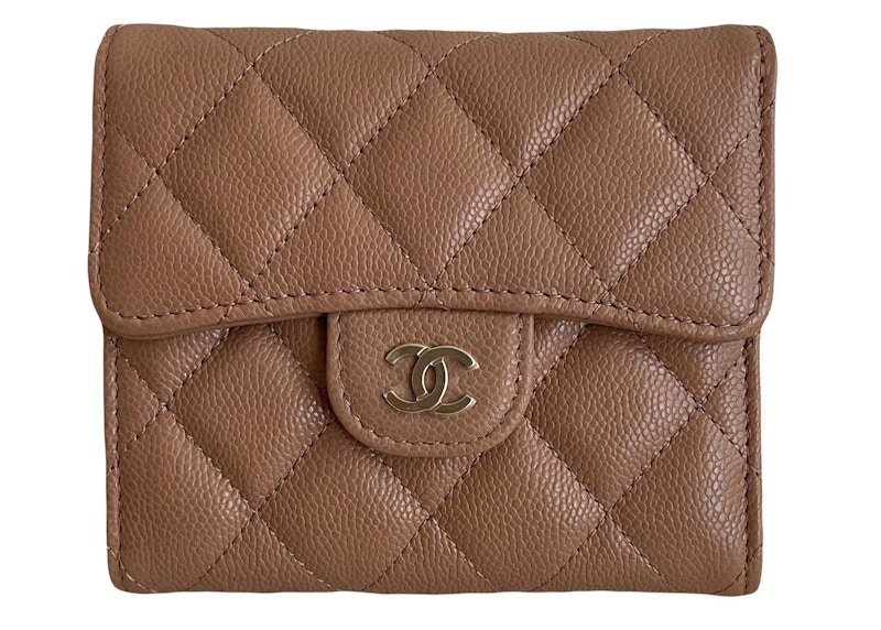 Chanel Classic Small Flap Wallet Beige