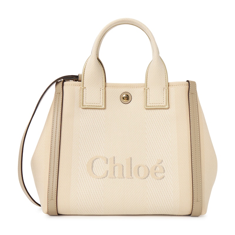 Chloe Small Carry Tote Beige