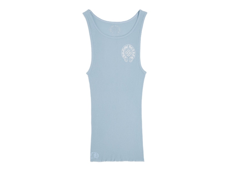 Chrome Hearts Baby Rib Tank Blauw