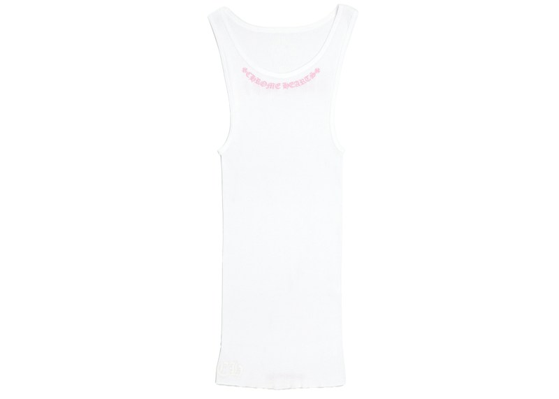 Chrome Hearts Love You Rib Tank Wit