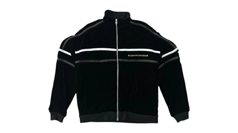 Chrome Hearts Velour Track Jacket Blauw
