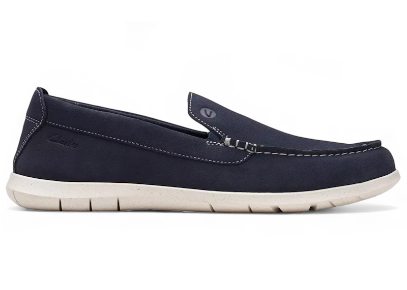 Clarks Flexway Step Suede Marineblauw