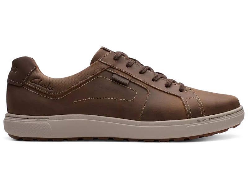 Clarks Mapstone Lace Leather Beeswax Lederen