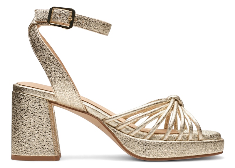 Clarks Ritzy 75 Faye Leather Champagne