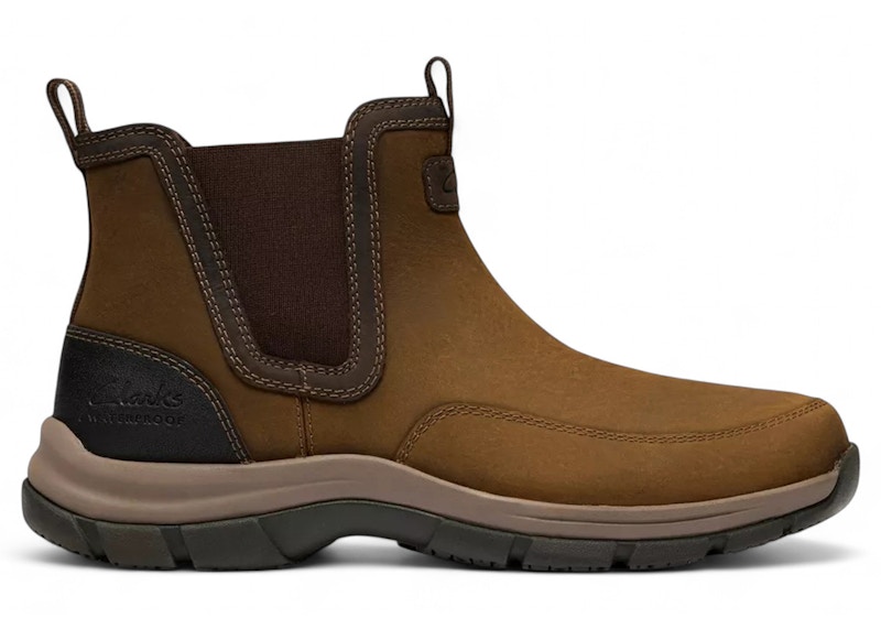 Clarks Walpath Easy Waterproof Leather Beeswax Lederen