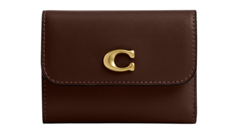 Coach Essential Card Holder Wallet Maple Mapple
