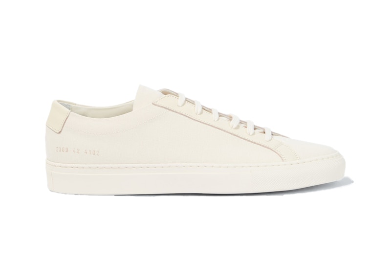 Common Project Original Achilles Off Leather Canvas Wit