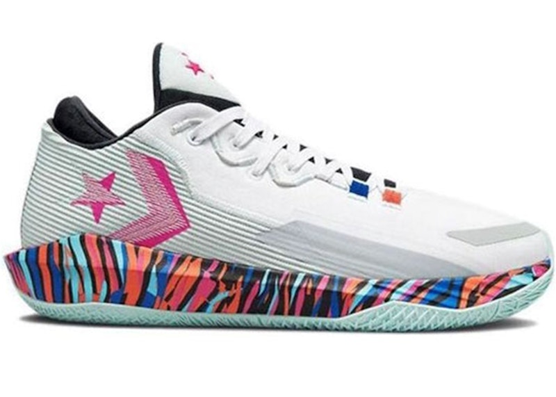Converse All Star BB Jet Mid Striped Zilver