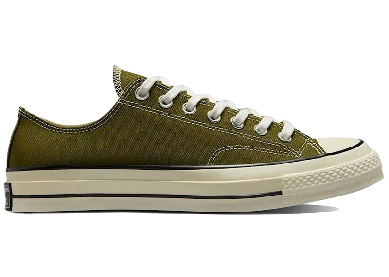 Converse Chuck 70 Low Dark Moss Zwart