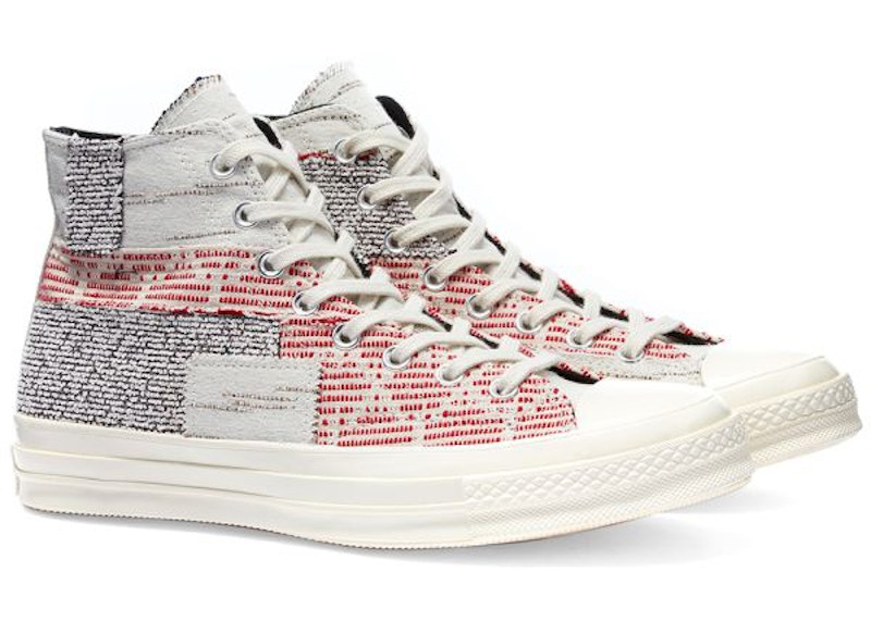Converse Chuck Taylor All Star 70 Hi Patchwork Twill Grijs