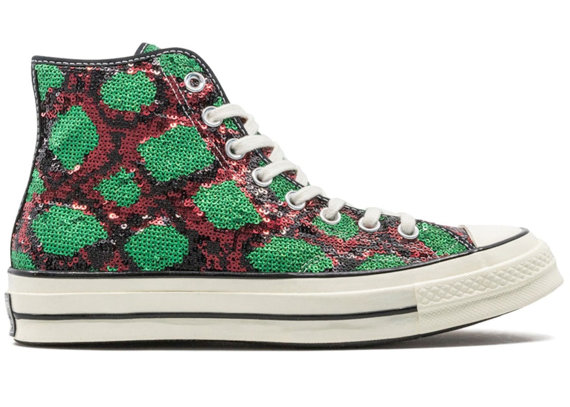 Converse Chuck Taylor All Star 70 Hi Snake Pattern Groen