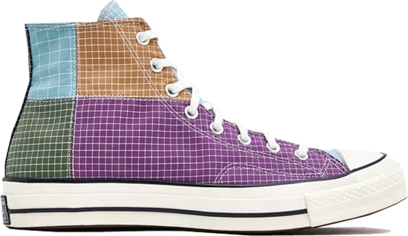 Converse Chuck Taylor All Star 70 Hi Patchwork Ripstop Dewberry/iced Coffee-egret
