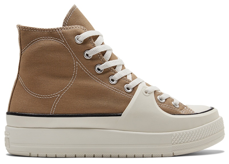 Converse Chuck Taylor All Star Construct Hi Roasted Zwart