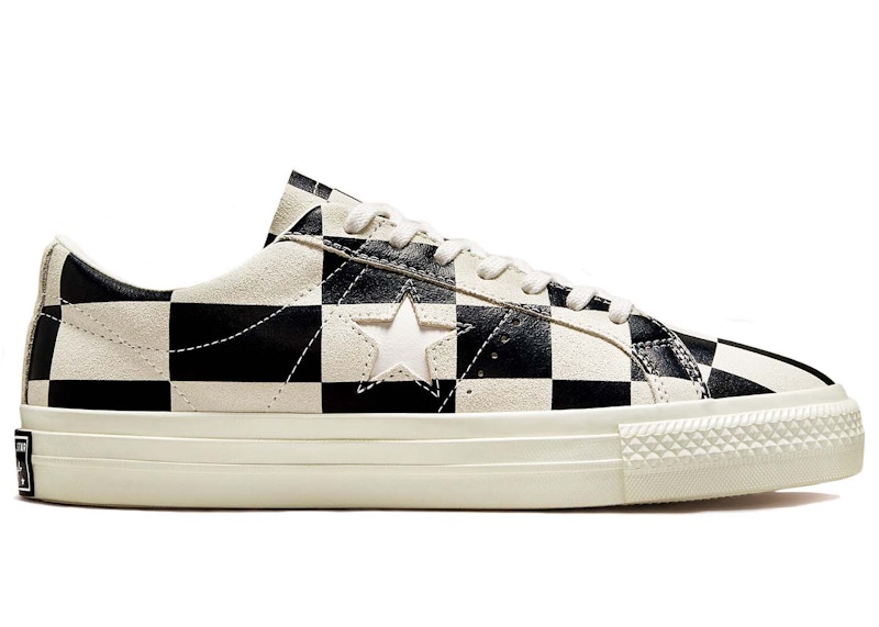 Converse One Star Ox Blocked Warped Board Zwart