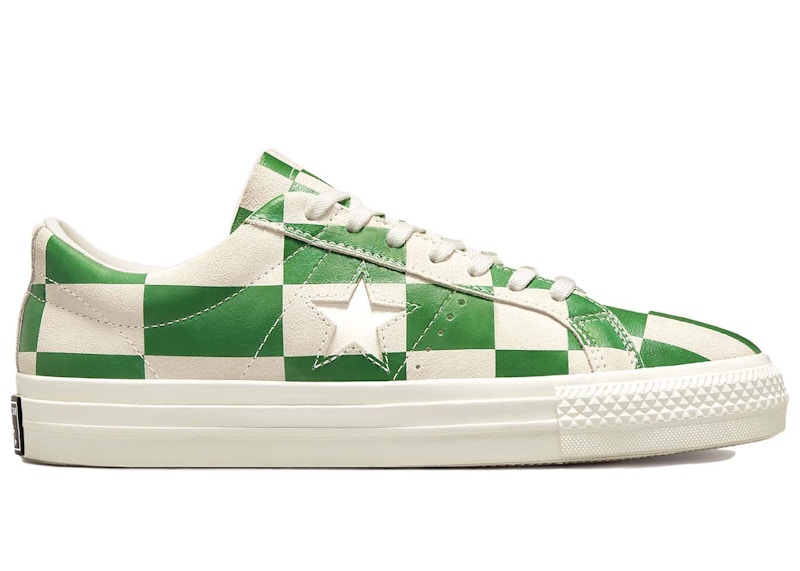 Converse One Star Ox Blocked Warped Board Groen