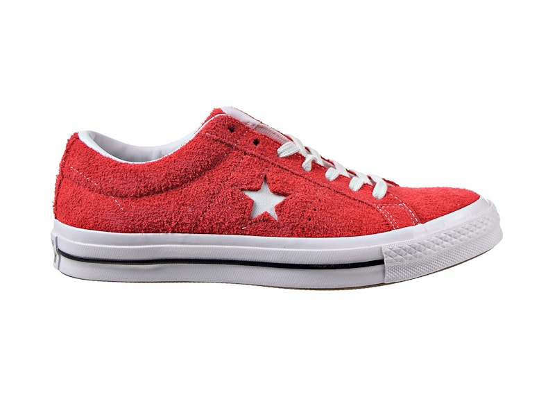 Converse One Star Ox Suede Rood