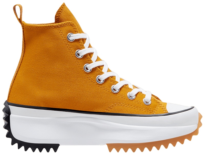 Converse Run Star Hike Hi Saffron Zwart