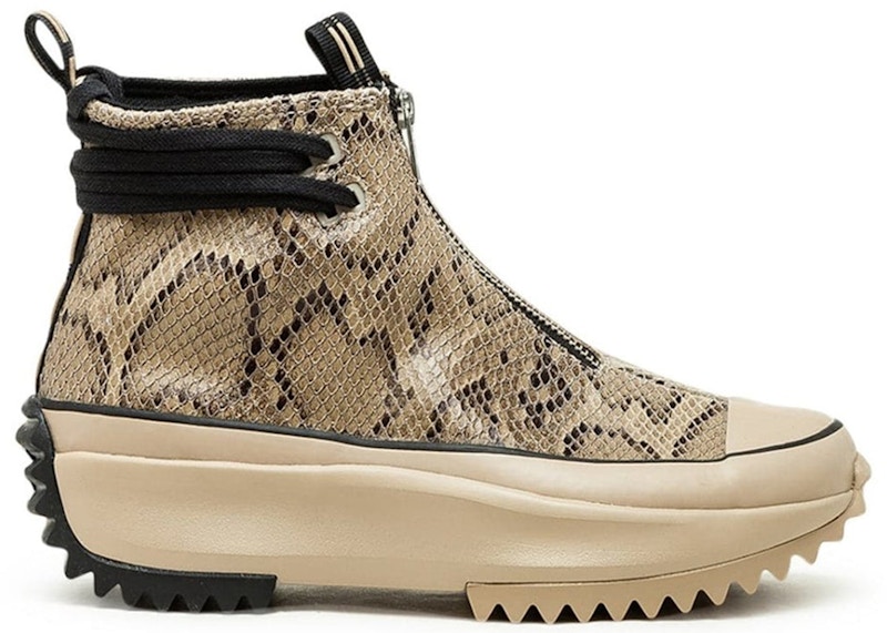 Converse Run Star Hike High Snakeskin Zwart