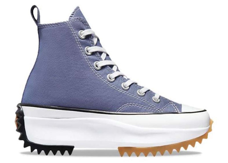 Converse Run Star Hike Platform Slate Lilac Zwart