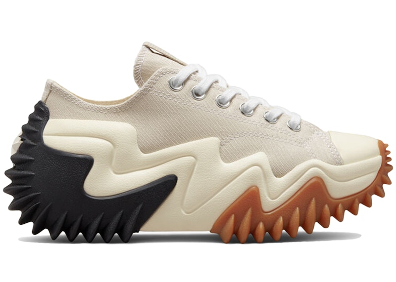 Converse Run Star Motion Platform Low Desert Sand Gum Zwart