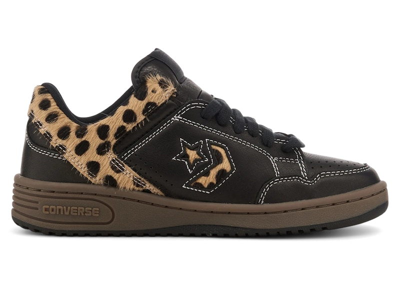 Converse Weapon Ox Leopard Pony Hair Zwart