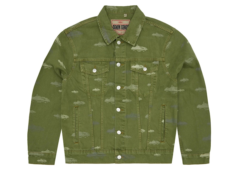 Corteiz Alcatraz Pattern Jacket Creme
