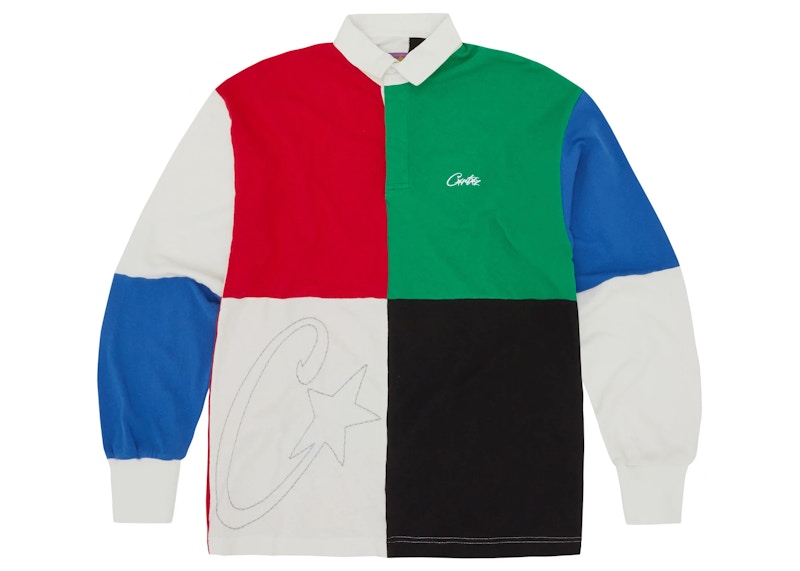 Corteiz C-Star Rugby Shirt Multi Multicolor