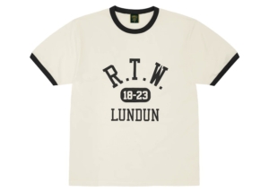 Corteiz College Ringer Tee Off Creme