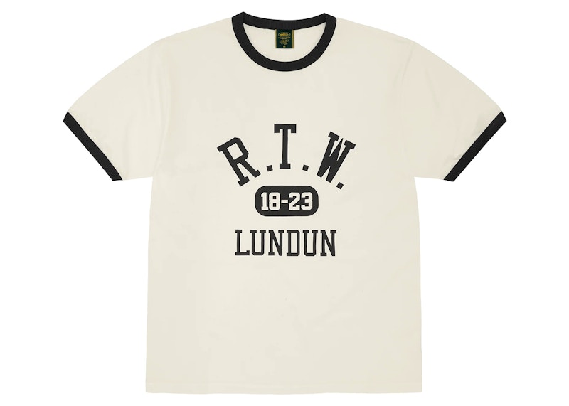 Corteiz College Ringer Tee Off Creme