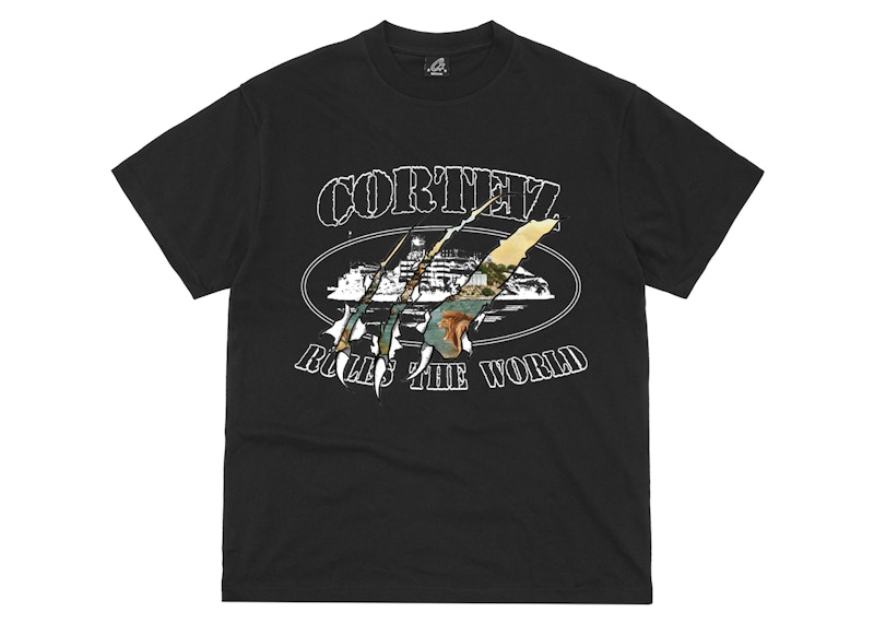 Corteiz Narnia Rip Tee Zwart