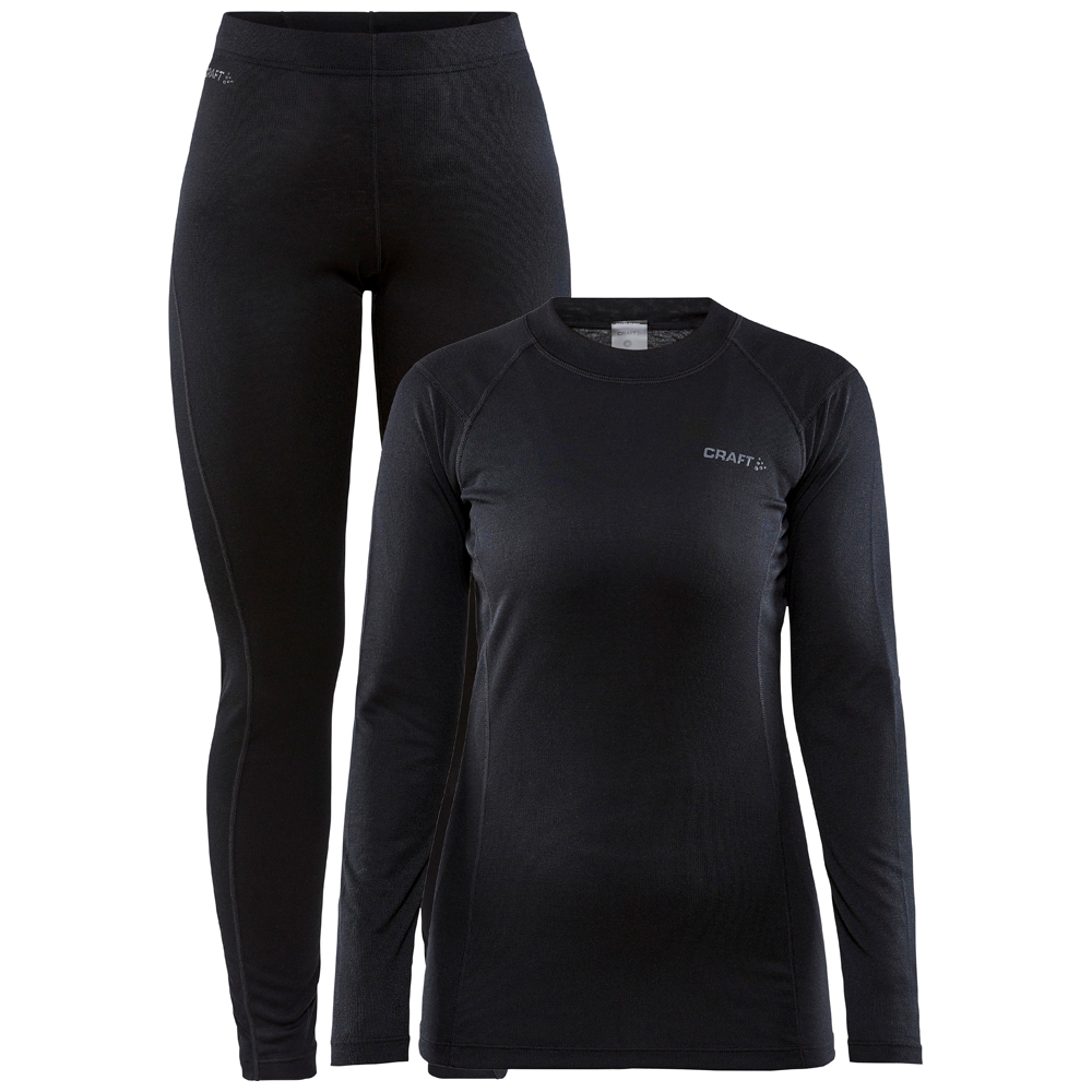 Craft Womens Core Warm Baselayer Set Noir |