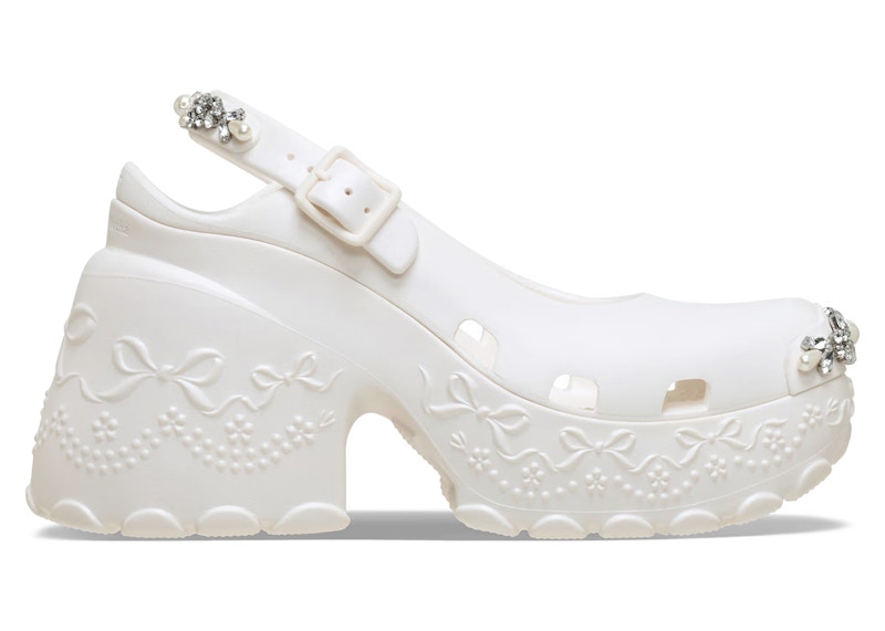 Crocs Ballerina Platform Clog Simone Rocha Oyster