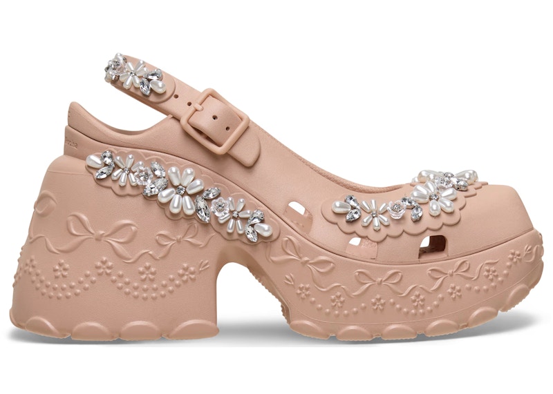 Crocs Ballerina Platform Clog Simone Rocha Caramel Roze