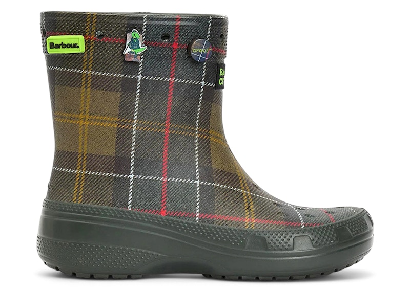 Crocs Classic Boot Barbour Zwart