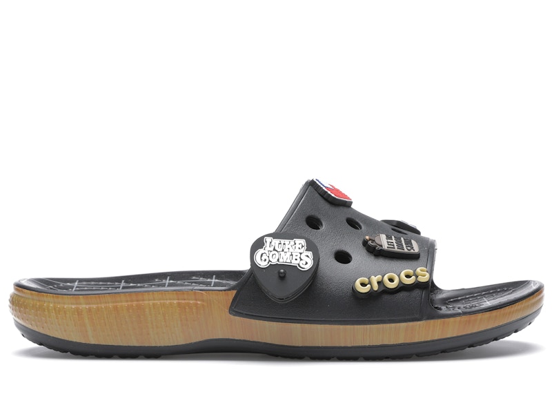 Crocs Classic Bootlegger Slide Luke Combs Zwart