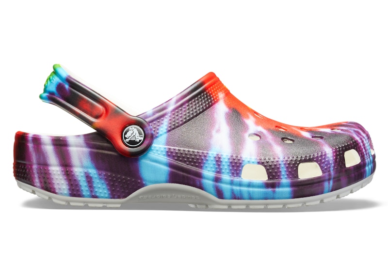 Crocs Classic Clog Tie Dye Multi-Color Paars