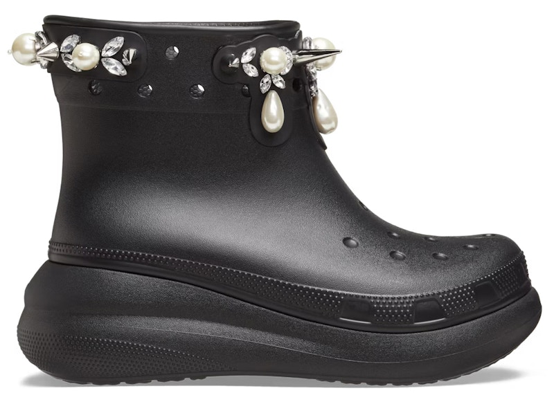 Crocs Classic Crush Boot Simone Rocha Zwart