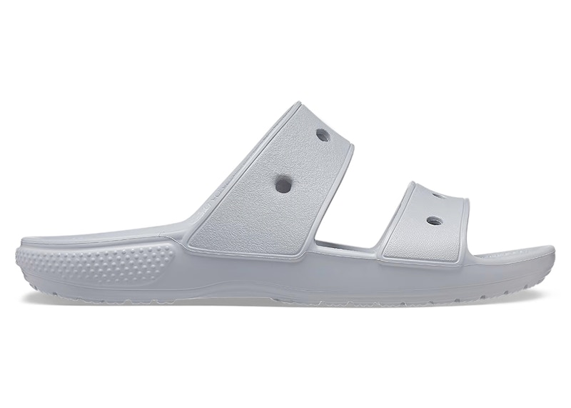 Crocs Classic Double Band Slide Sandals Light Grijs