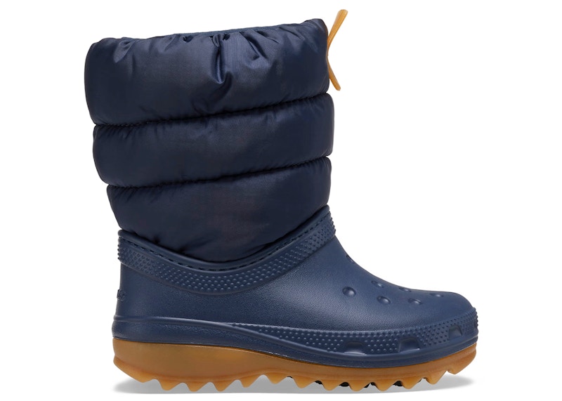 Crocs Classic Neo Puff Boot Gum Marineblauw