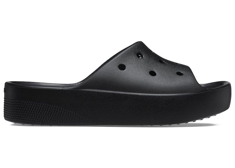Crocs Classic Platform Slide Zwart