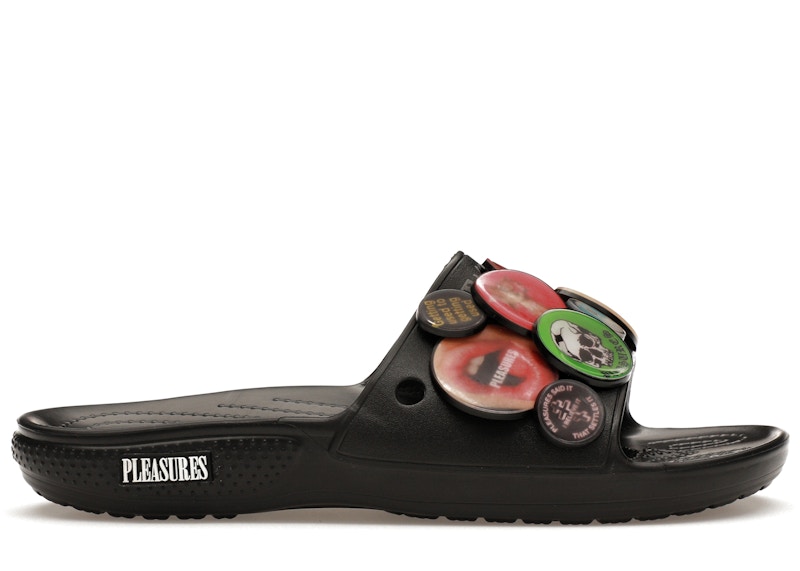 Crocs Classic Slide Pleasures Zwart