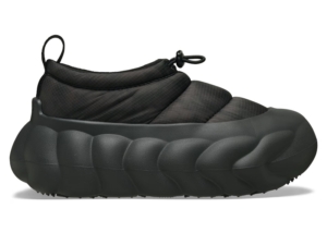 Crocs Overpuff Shorty Translucent Zwart
