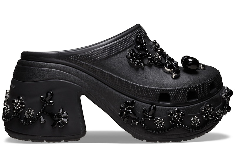 Crocs Siren Clog Simone Rocha Zwart