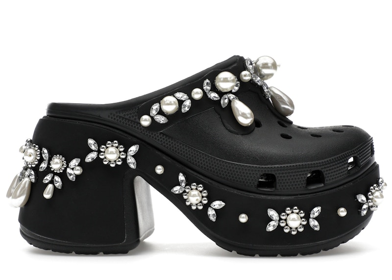 Crocs Siren Clog Simone Rocha Spiked Zwart