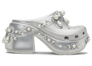 Crocs Siren Clog Simone Rocha Spiked Zilver